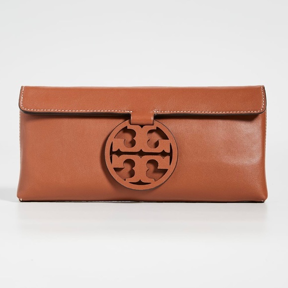 Tory Burch Cuoio Miller Clutch NWOT - Picture 5 of 16
